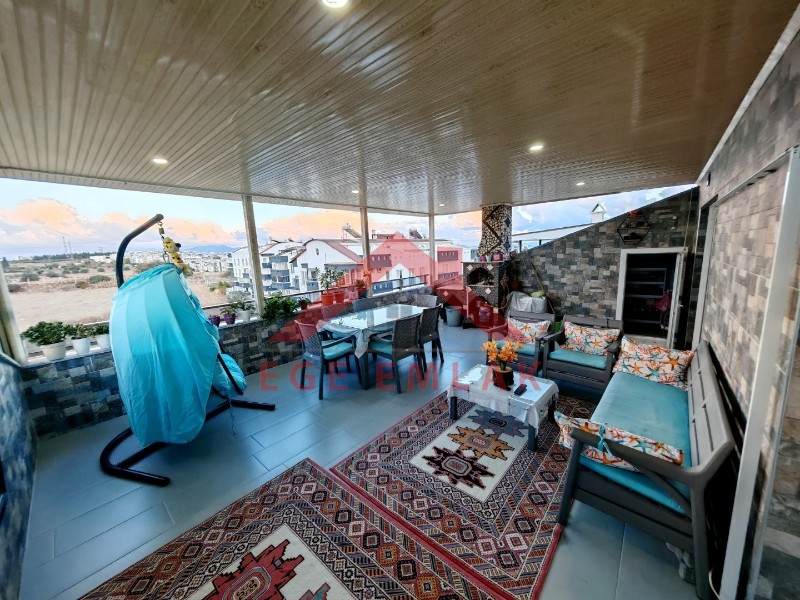 Didim Hisar - Efeler Sınırında Önü Açık Teraslı Dubleks