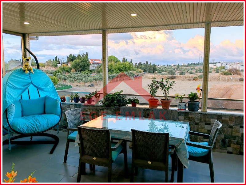 Didim Hisar - Efeler Sınırında Önü Açık Teraslı Dubleks