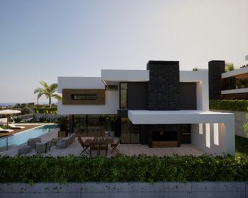 Kıbrıs Girne Edremit Bölgesinde Satılık 4+1 Lüks Villa