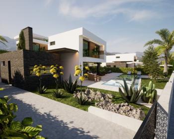 Kıbrıs Girne Edremit Bölgesinde Satılık 4+1 Lüks Villa