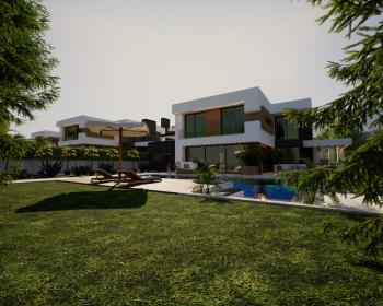 Kıbrıs Girne Edremit Bölgesinde Satılık 4+1 Lüks Villa