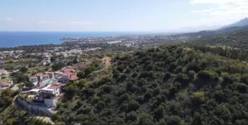 Girne Alsancak'da 2760 m² Proje Onaylı Arsa