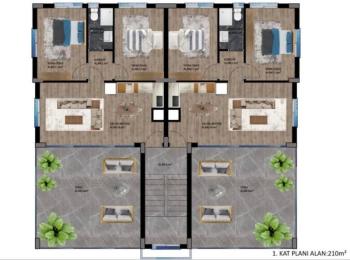 GÖNYELİ'DE YAPIM AŞAMASINDA 2+1 PENTHOUSE  