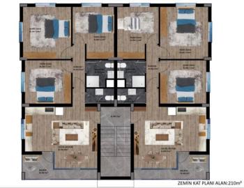 GÖNYELİ'DE YAPIM AŞAMASINDA 2+1 PENTHOUSE  