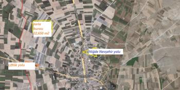 GÖLCÜKTE  22.5  DÖNÜM SATILK TARLA 