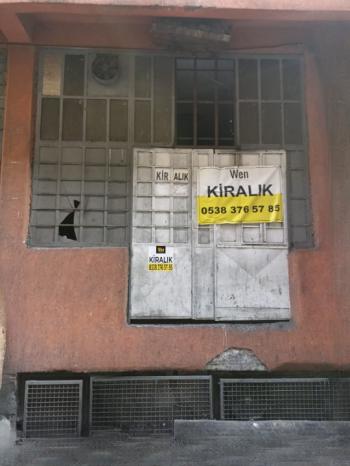 Bayrampaşa Özdericiler Sanayi Sitesi E Blok’ta 65 m² asma katlı yüksek girişli imalathane