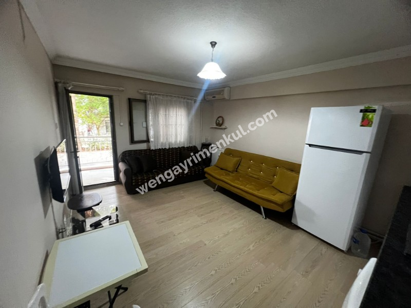 BOSTANLI MERKEZİ KONUMDA 1+1 EŞYALI KİRALIK DAİRE
