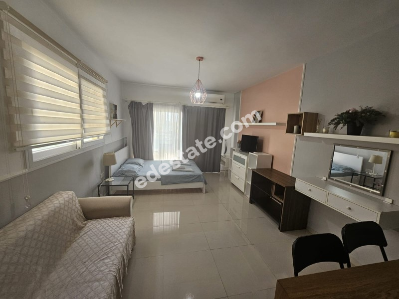 İskele Long Beach Ceasars Resort'de Full Eşyalı Kiralık 1+0 STÜDYO  Daire