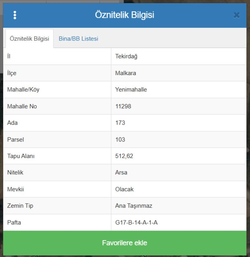 TEKİRDAĞ MALKARA YENİMAH. İMARLI KUPON ARSA