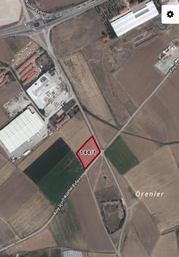 GÜVENAY - ÇORUM ORGANİZE SAN. BİM DEPOSU ALTI 6 DÖNÜM TİCARİ ARSA
