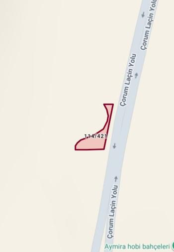 GÜVENAY - ÇORUM YENİ OSMANCIK YOLU ÜZERİNDE  SATILIK TEK TAPULU TARLA