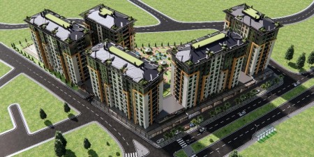 Yeşilpınar Ana Cadde'de Proje'den 2+1 & 4+1 Sıfır Satılık Daireler