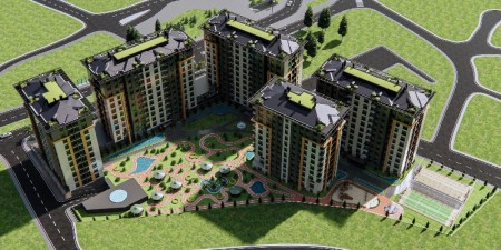 Yeşilpınar Ana Cadde'de Proje'den 2+1 & 4+1 Sıfır Satılık Daireler