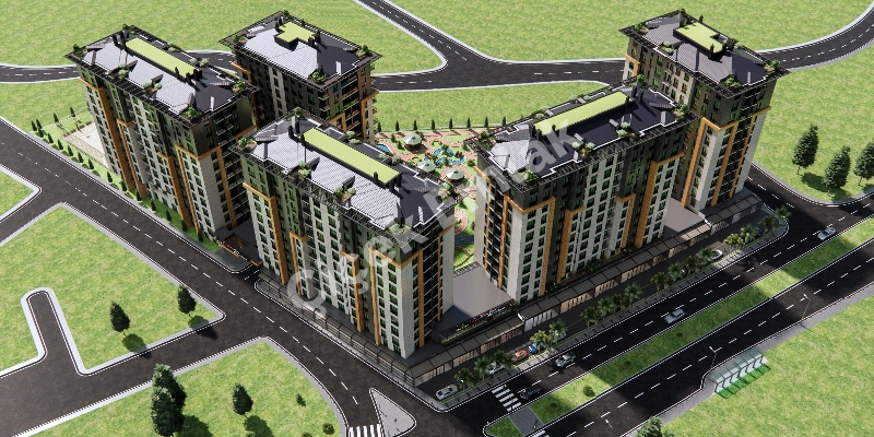 Yeşilpınar Ana Cadde'de Proje'den 2+1 & 4+1 Sıfır Satılık Daireler