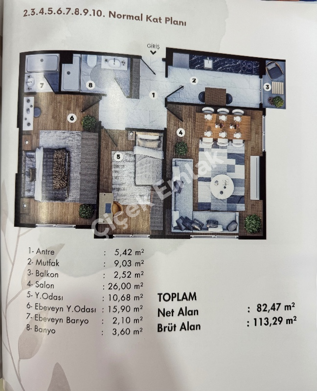 Yeşilpınar Ana Cadde'de Proje'den 2+1 & 4+1 Sıfır Satılık Daireler