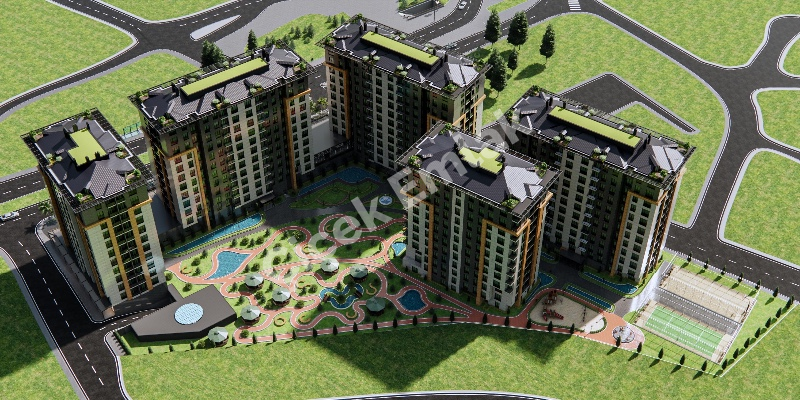 Yeşilpınar Ana Cadde'de Proje'den 2+1 & 4+1 Sıfır Satılık Daireler