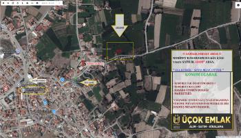 AFYON ÜÇOK EMLAKTAN NURİBEY KASABASI SATILIK 480M² ARSA