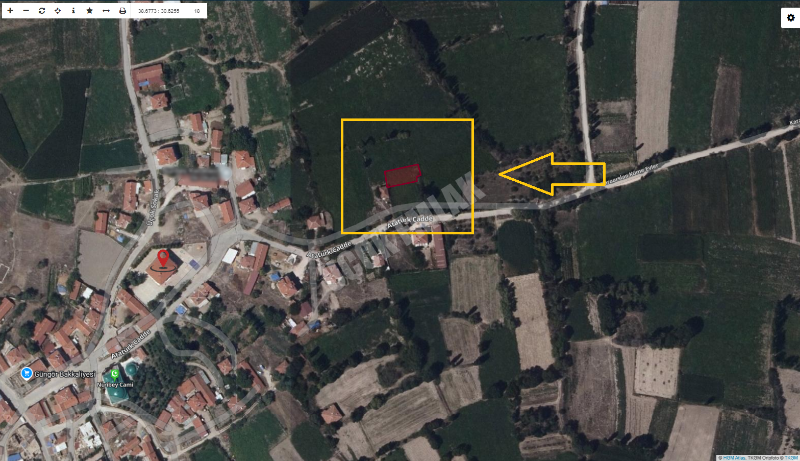 AFYON ÜÇOK EMLAKTAN NURİBEY KASABASI SATILIK 480M² ARSA