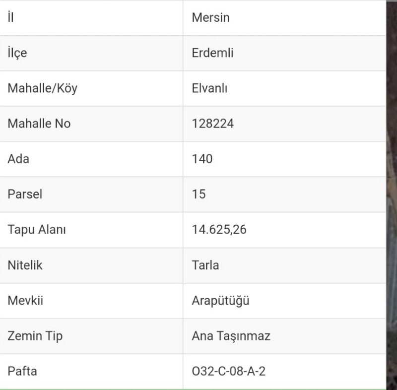 ASLANDAN ELVANLI MERKEZİNDE 2.500 M2 CAZİP FİYATLI SATILIK TARLA