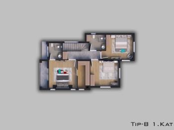 Lefkoşa Kanlıköy Bölgesinde Satılık Fırsat 3+1 Türk Koçanlı Villalar