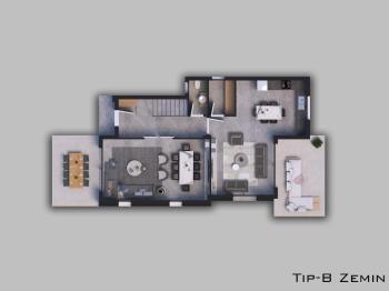 Lefkoşa Kanlıköy Bölgesinde Satılık Fırsat 3+1 Türk Koçanlı Villalar