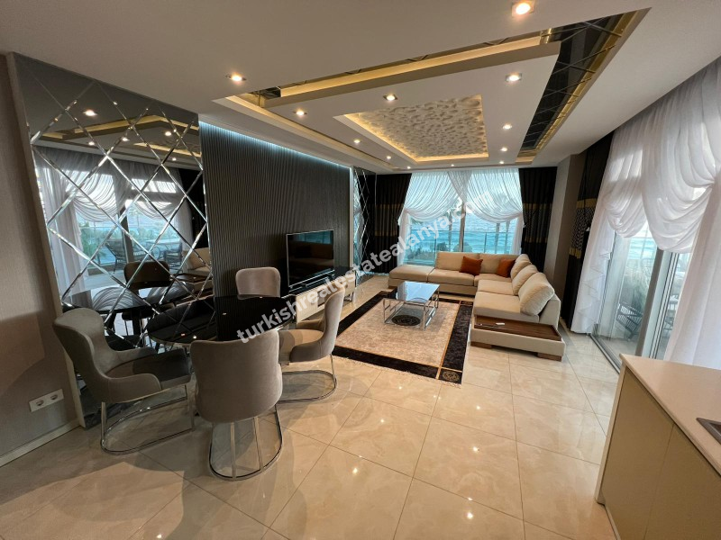 2+1 fUL FERNITURED APT  RIGHT ON  BEACH  SIDE -2+1 Potpuno namješten stan – na samoj obali mora