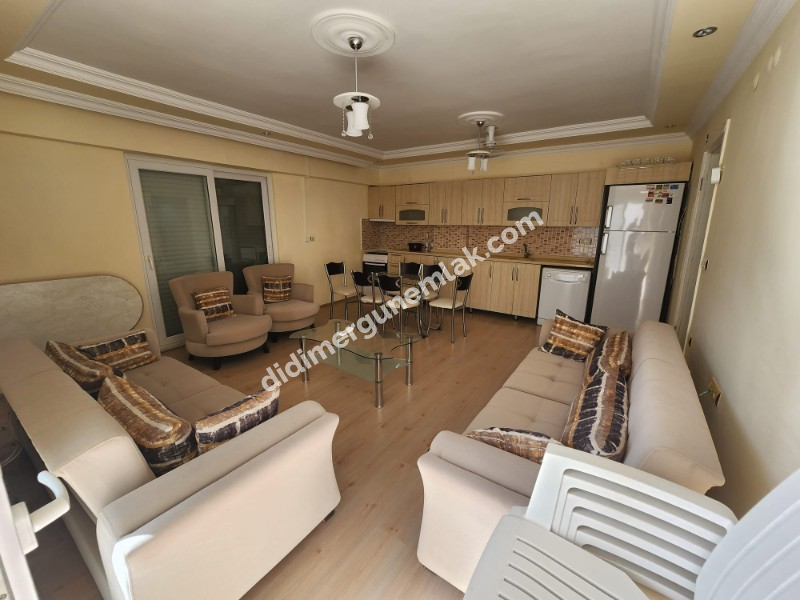  DİDİM ALTINKUM MAHALLESİNDE DENİZE SADECE 650 METRE EŞYALI 2+1  FIRSAT SATILIK DAİRE!