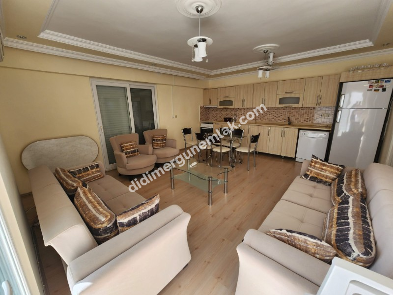  DİDİM ALTINKUM MAHALLESİNDE DENİZE SADECE 650 METRE EŞYALI 2+1  FIRSAT SATILIK DAİRE!