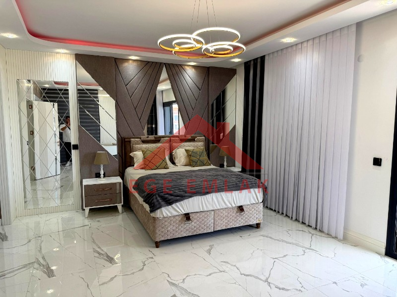 Didim'de Eşyalı Saunalı Hamamlı Eşyalı Satılık Villa