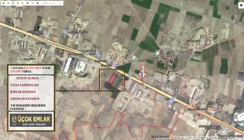 AFYON ÜÇOK EMLAKTAN KONYA YOLU ÜZERİ SATILIK 2925M² TARLA