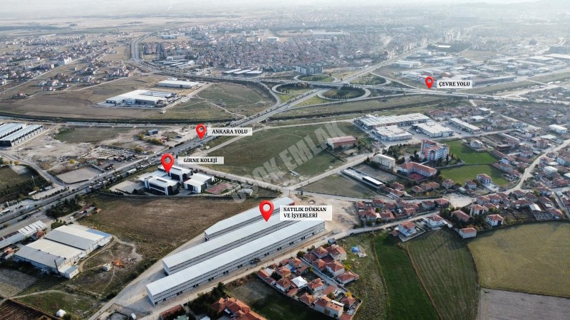 AFYON ÜÇOK EMLAKTAN ANKARAYOLU ÜZERİ SATILIK SIFIR DÜKKAN İŞYERLERİ