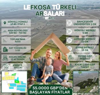 Lefkoşa Türkeli'de Satılık İMARA AÇIK Arsalar