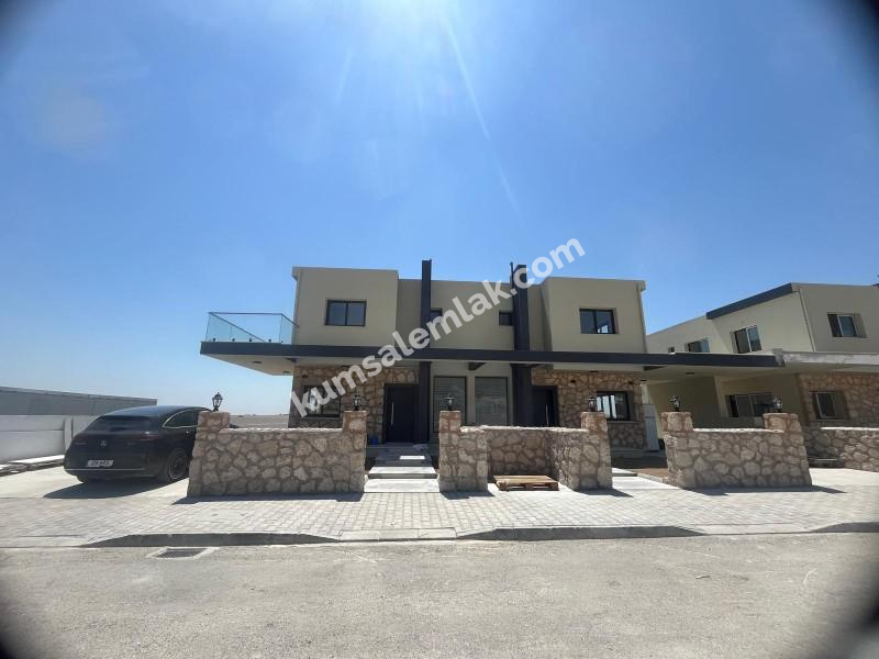 GİRNE BOĞAZ'DA TÜRK MALI 3+1 İKİZ MÜSTAKİL EV 