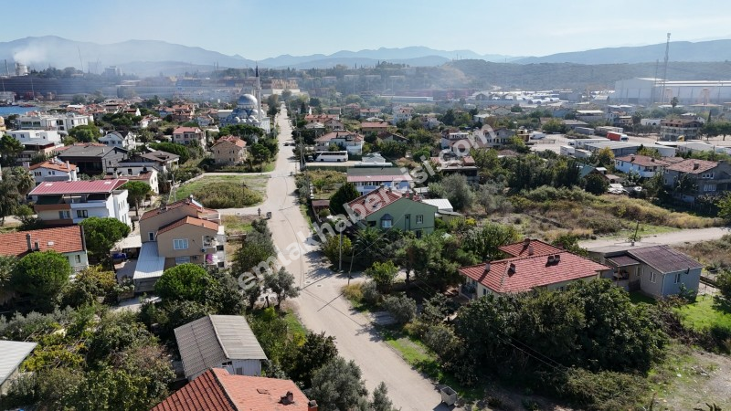 BURSA GEMLİK HİSAR TAPULU, PLAJA SADECE 80 METRE, 2 KAT VİLLA İMARLI SATILIK 505 M2 ARSA