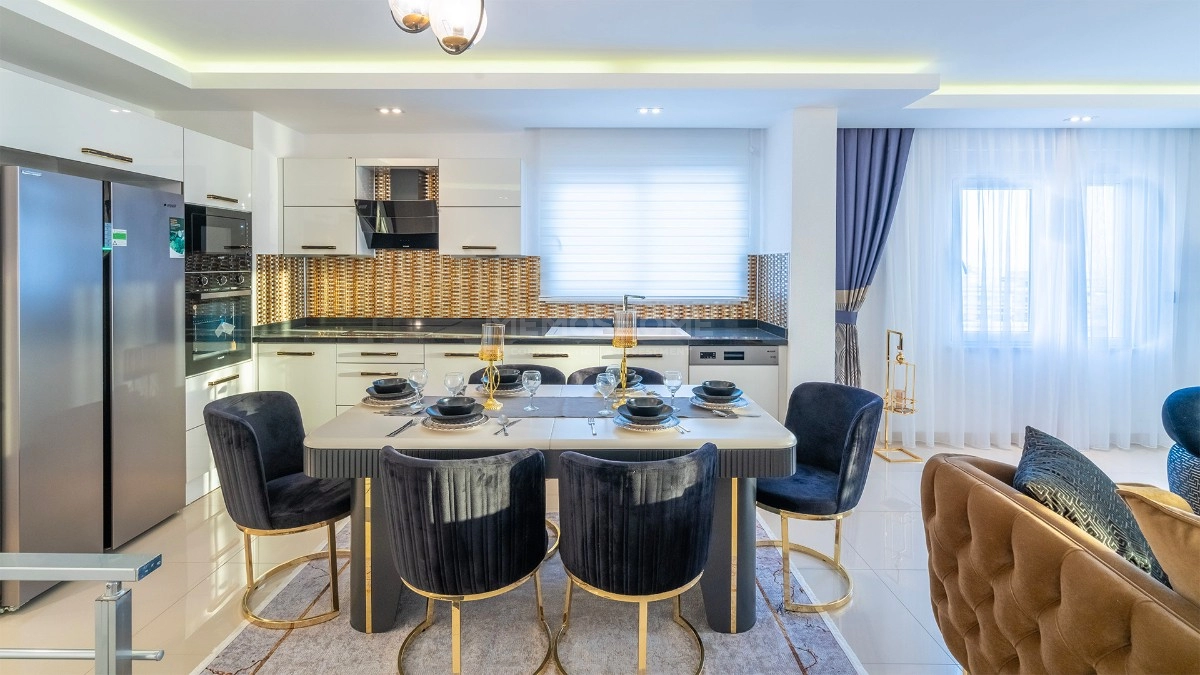 Mahmutlar’da Deniz Manzaralı Dubleks