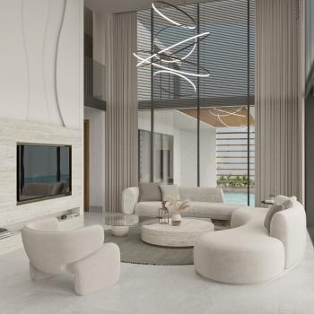 Kıbrıs Girne Esentepe Bölgesinde Full Deniz Manzaralı Satılık 4+1 Lüx Villa