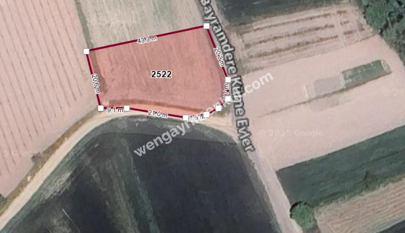 KIRKLARELİ MERKEZ BAYRAMDERE KÖYÜ'NDE SATILIK ARSA (TR/ENG)