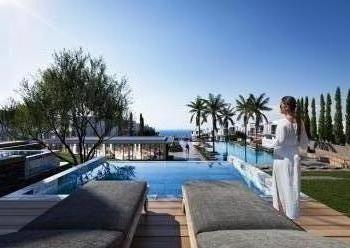 KKTC Girne Karşıyaka'da Site İçerisinde Anahtar Teslim Ödeme Planlı Satılık 1+1 Bahçeli Daire