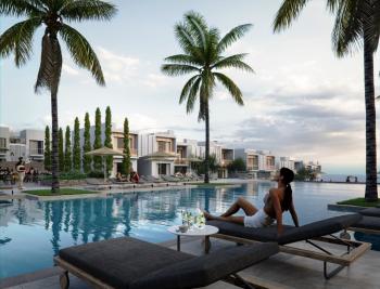 KKTC Girne Karşıyaka'da Site İçerisinde Anahtar Teslim Ödeme Planlı Satılık 2+1 Özel Teraslı Penthouse