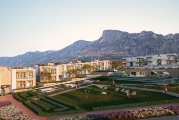KKTC Girne Lapta'da Muhteşem Bir Proje... Full Donanımlı Site İçerisinde Ödeme Planlı Satılık 2+1 Özel Bahçeli Daire