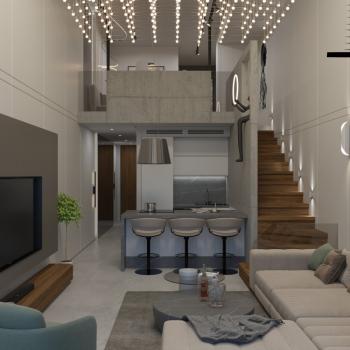 Kıbrıs Girne Esentepe Bölgesinde Satılık Denize Sıfır 2+1 Loft Daireler
