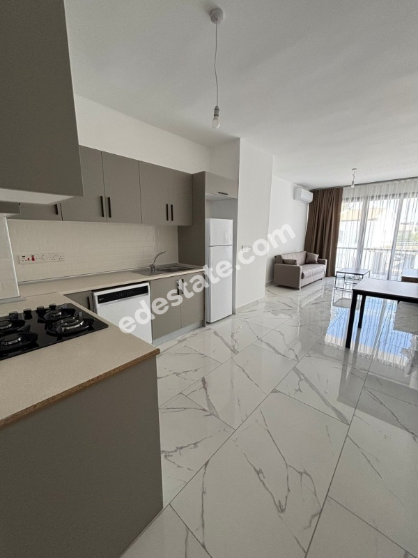 Lefkoşa Gönyeli'de Full Eşyalı Kiralık 2+1 Yeni Daire  