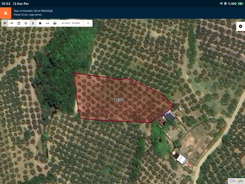 DijitalEmlak’tan Mudanya Çepni’de Satılık 3564 m2 Kıymetli Arazi. 