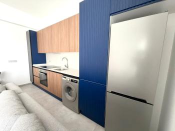 Girne Karaoğlanoğlu Havuzlu Sitede Full Eşyalı Deniz Manzaralı 1+1 Bahçe Kullanımlı Kiralık Daireler