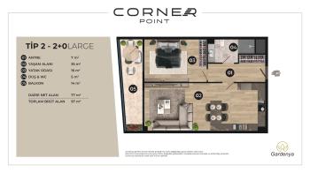 GÜVENAY - ÇORUM ÇEPNİ MAH. FEN LİSESİ CADDESİ ÜZERİ SATILIK 2+0 