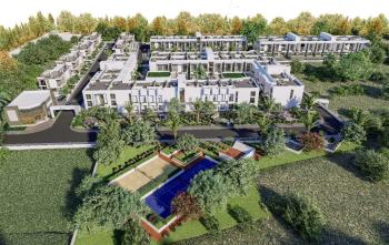 KKTC İskele Long Beach'te Site İçerisinde Denize ve Otellere Yakın Satılık Ödeme Planlı 3+1 En-Suite Penthouse