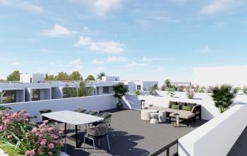 KKTC İskele Long Beach'te Site İçerisinde Denize ve Otellere Yakın Satılık Ödeme Planlı 3+1 En-Suite Penthouse