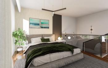KKTC İskele Long Beach'te Site İçerisinde Denize ve Otellere Yakın Satılık Ödeme Planlı 3+1 En-Suite Penthouse