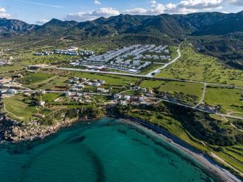 KKTC Girne Esentepe'nin En Donanımlı Sitesinde Denize 300 Metre Mesafede Satılık 1+1 Dubleks Penthouse