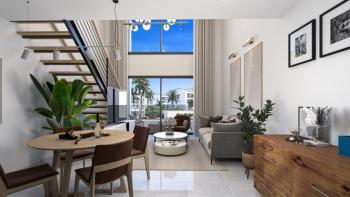 KKTC Girne Esentepe'nin En Donanımlı Sitesinde Denize 300 Metre Mesafede Satılık 1+1 Dubleks Penthouse